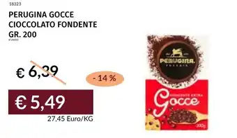 Prezzemolo e Vitale Perugina gocce cioccolato fondente offerta