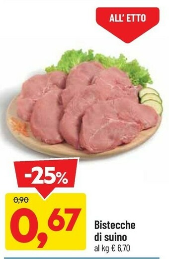 DPiù Bistecche di suino offerta