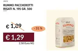 Prezzemolo e Vitale Rummo paccherotti rigati N. 195 offerta
