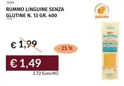 Prezzemolo e Vitale Rummo linguine senza glutine N. 13 offerta
