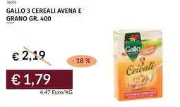 Prezzemolo e Vitale Gallo 3 cereali avena e grano offerta