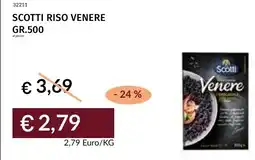 Prezzemolo e Vitale Scotti riso venere offerta