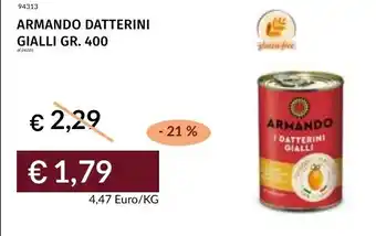 Prezzemolo e Vitale Armando datterini gialli offerta