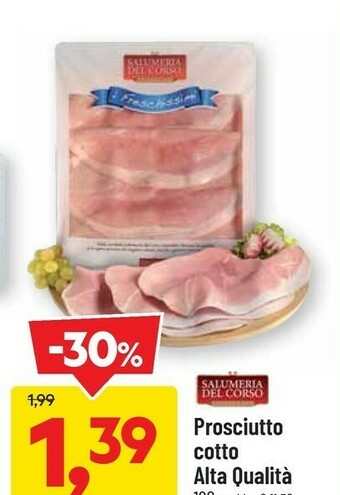DPiù Prosciutto cotto alta qualita offerta