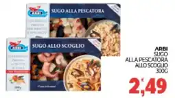 Eté Arbi sugo alla pescatora allo scoglio offerta