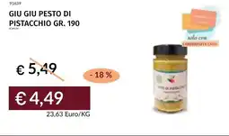 Prezzemolo e Vitale Giu giu pesto di pistacchio offerta