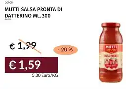 Prezzemolo e Vitale Mutti salsa pronta di datterino offerta