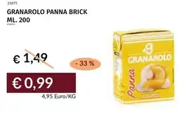 Prezzemolo e Vitale Granarolo panna brick offerta
