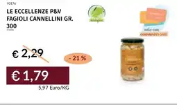 Prezzemolo e Vitale Le eccellenze p&v fagioli cannellini offerta