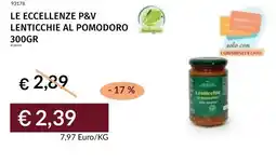 Prezzemolo e Vitale Le eccellenze p&v lenticchie al pomodoro offerta