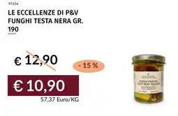 Prezzemolo e Vitale Le eccellenze di p&v funghi testa nera offerta
