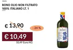 Prezzemolo e Vitale Bono olio non filtrato 100% italiano offerta