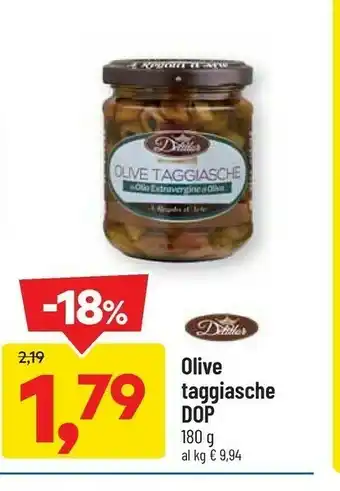 DPiù Olive taggiasche dop 180 g offerta