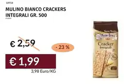 Prezzemolo e Vitale Mulino bianco crackers integrali offerta
