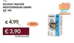 Prezzemolo e Vitale Kelpeat cracker mediterranean umami offerta