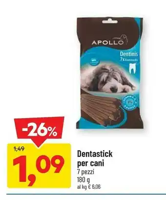 DPiù Dentastick per cani offerta