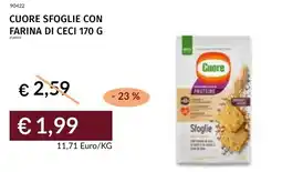 Prezzemolo e Vitale Cuore sfoglie con farina di ceci offerta