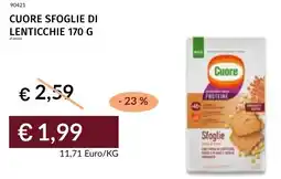 Prezzemolo e Vitale Cuore sfoglie di lenticchie offerta