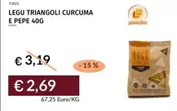 Prezzemolo e Vitale Legu triangoli curcuma e pepe offerta