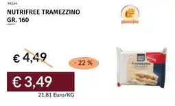Prezzemolo e Vitale Nutrifree tramezzino offerta