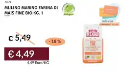Prezzemolo e Vitale Mulino marino farina di mais fine bio offerta