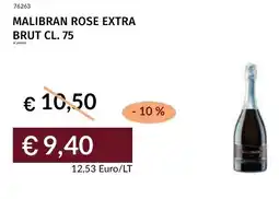 Prezzemolo e Vitale Malibran rose extra brut offerta