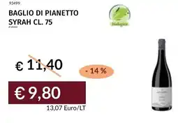 Prezzemolo e Vitale Baglio di pianetto syrah offerta