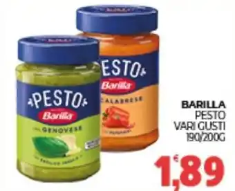 Eté Barilla pesto offerta