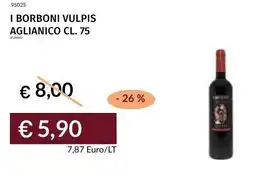 Prezzemolo e Vitale I borboni vulpis aglianico offerta