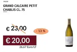 Prezzemolo e Vitale Grand calcaire petit chablis offerta