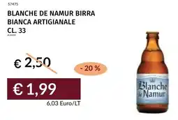 Prezzemolo e Vitale Blanche de namur birra bianca artigianale offerta