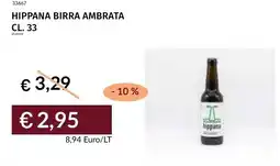 Prezzemolo e Vitale Hippana birra ambrata offerta