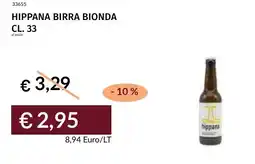 Prezzemolo e Vitale Hippana birra bionda offerta