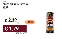 Prezzemolo e Vitale Ceres birra in lattina offerta