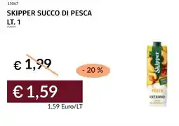 Prezzemolo e Vitale Skipper succo di pesca offerta