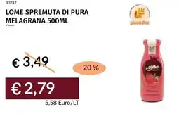 Prezzemolo e Vitale Lome spremuta di pura melagrana offerta