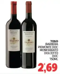 Eté Toso barbera piemonte doc monferrato dolcetto doc offerta