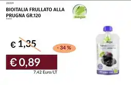 Prezzemolo e Vitale Bioitalia frullato alla prugna offerta