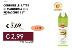 Prezzemolo e Vitale Condorelli latte di mandorla con pistacchio offerta