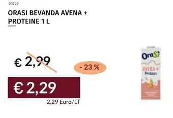 Prezzemolo e Vitale Orasi bevanda avena + proteine offerta