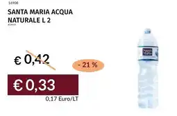 Prezzemolo e Vitale Santa maria acqua naturale offerta