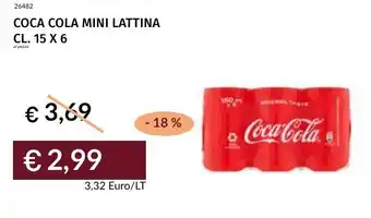 Coca cola mini lattina