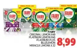 Eté Fairy original lemon x49 platinum lemon x45 offerta