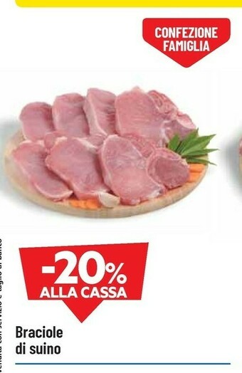 DPiù Braciole di suino offerta