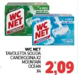 Eté Wc net tavoletta solida candeggina xz mountain ocean x4 offerta