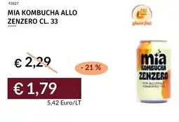 Prezzemolo e Vitale Mia kombucha allo zenzero offerta