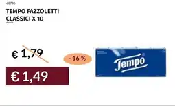 Prezzemolo e Vitale Tempo fazzoletti classici x 10 offerta