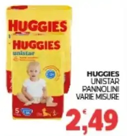 Eté Huggies unistar pannolini offerta