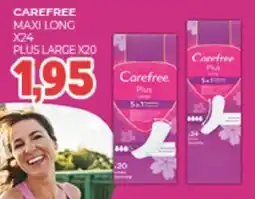 Eté Carefree maxi long x24 plus large x20 offerta