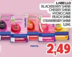 Eté Labello blackberry shine cherry shine hydrocare peach shine strawberry shine offerta